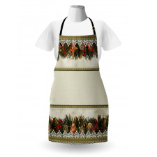 Vintage Ornate Nature Apron