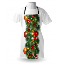 Noel Tree Ornaments Apron