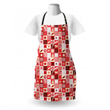 Pink Cone Stars Apron