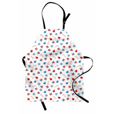 Xmas Cones Ornaments Apron