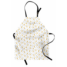 Pine Trees Black Dots Apron