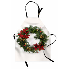 Poinsettia Blossoms Apron