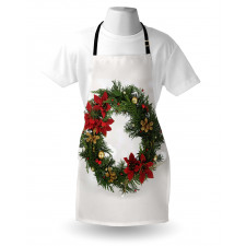 Poinsettia Blossoms Apron