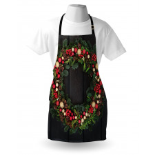 Fir Xmas Wreath Apron