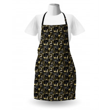 Oriental Deer Apron