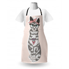 Kitty Glasses Apron