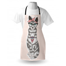 Kitty Glasses Apron