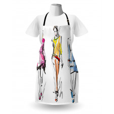 Fashion Models Art Apron