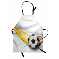 Football Soccer Lines Apron