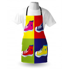 Retro Sport Shoes Apron