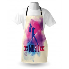 Rock Star and Guitar Apron