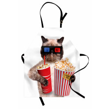 Cat Popcorn Apron