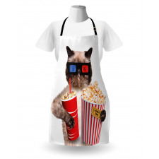 Cat Popcorn Apron