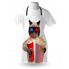 Cat Popcorn Apron