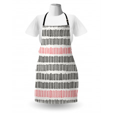 Retro Lines Hipster Apron