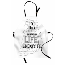 Positive Life Message Apron