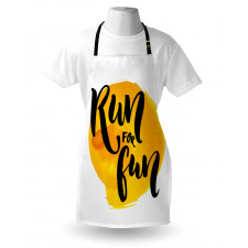 Run for Run Words Apron