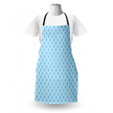 Oval Shapes Retro Art Apron