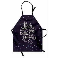 Night Sky Words Apron