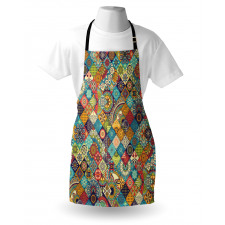 Checkered Folk Apron