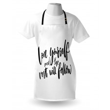 Self Love Wisdom Words Apron