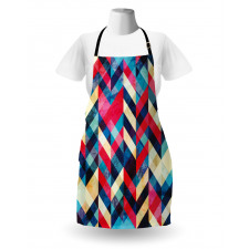 Downward Parallel Lines Apron