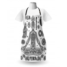 Ornate Hamsa Hand Apron