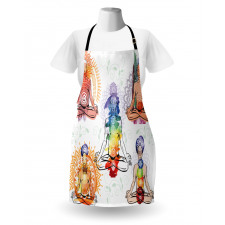 Men in Watercolors Sketch Apron