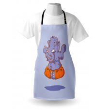 Cartoon Elephant Figure Apron