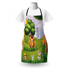 Animals in Forest Safari Apron