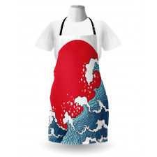 Red Sun Tsunami Apron