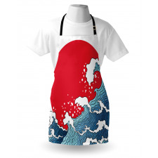 Red Sun Tsunami Apron