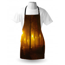 Foggy Evening in the Park Apron