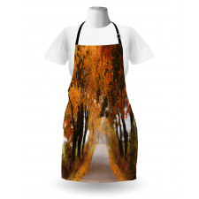 Serene Vivid Maple Trees Apron