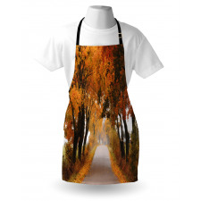 Serene Vivid Maple Trees Apron