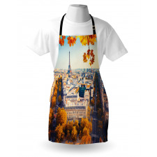 Aerial View Eiffel Tower Apron