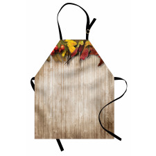 Dry Leaves Berries Vivid Apron