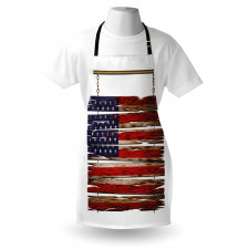 Rustic Flag Apron