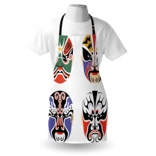 Chinese Opera Mask Apron