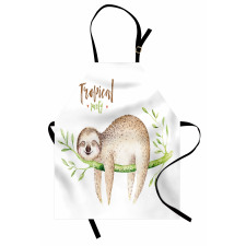 Young Animal on Palm Tree Apron