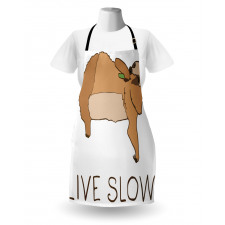 Happy Character Live Slow Apron
