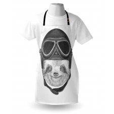 Biker Hipster Animal Apron