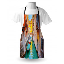 Vibrant Canal Gondolas Apron