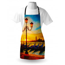 Antique Lantern Gondolas Apron