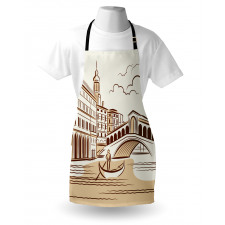 Venetian Landscape Art Apron