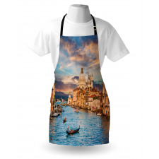 Gökyüzü Mutfak Önlüğü Gökyüzü ve Venedik