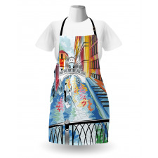 Colorful Sketch Bridge Apron