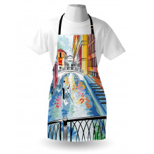 Colorful Sketch Bridge Apron