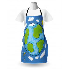 Kids Drawing of Planet Apron