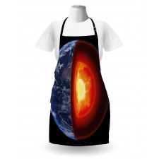 Hot Burning Earth Core Apron